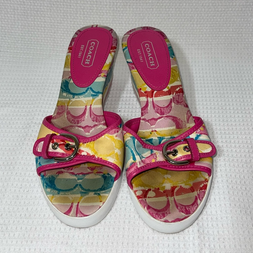 Coach Women’s Perry Wedge Heel size 9
